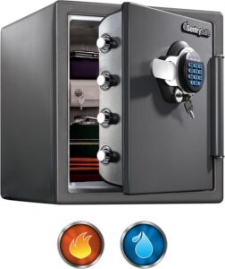 5. SentrySafe Waterproof and Fireproof Alloy Steel Safe