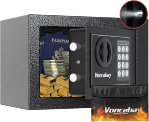 8. Voncabay Money Safe Box for Home