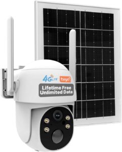 3. MOES 4G LTE Cellular Solar Security Camera