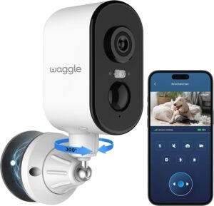 5. Waggle 4G LTE Cellular Security Camera