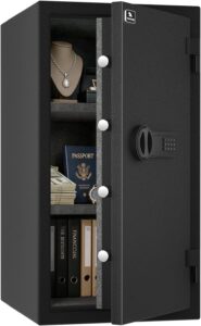 TIGERKING 3.47 Cu Ft Fireproof Safe for Home Office